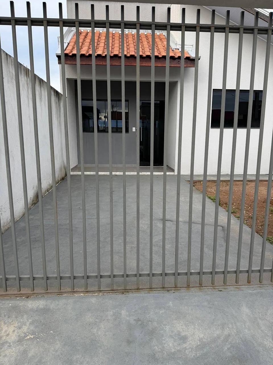 Vista do portão