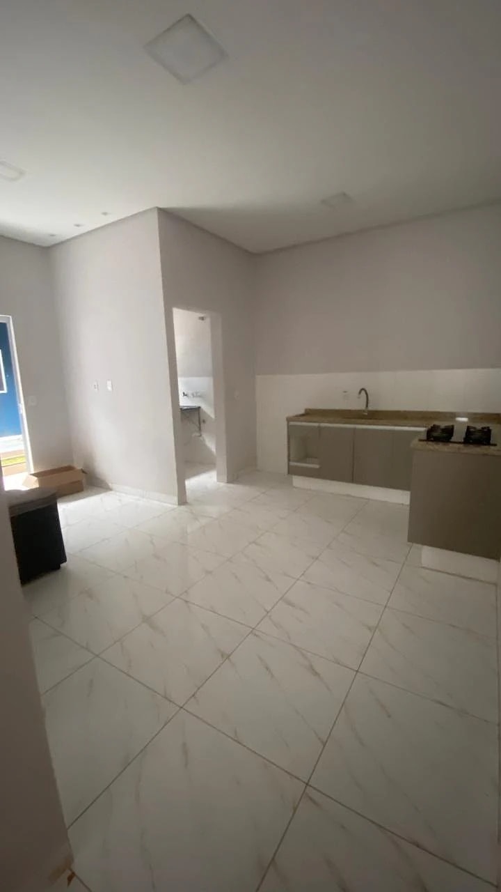 Sala integrada à cozinha